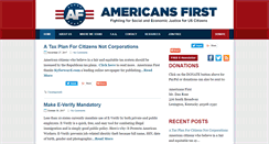Desktop Screenshot of americansfirst.org